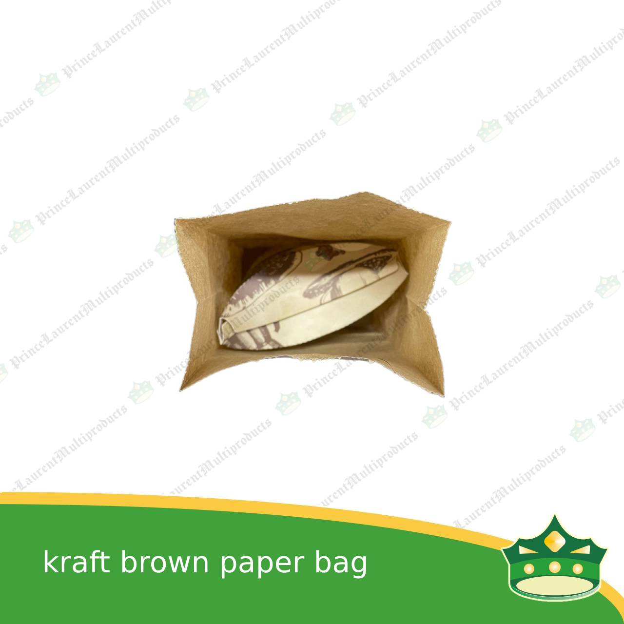 [100 pcs] kraft brown paper bag #1 (2x3-1/2x6-1/2") for environment friendly packaging