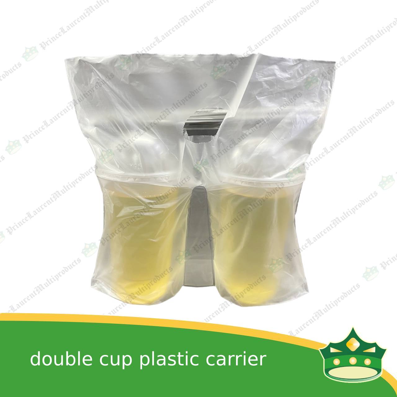 [100 pcs] plastic take out cup carrier bag for milktea, soda, juice, fruit shake, cold beverages, lemon juice