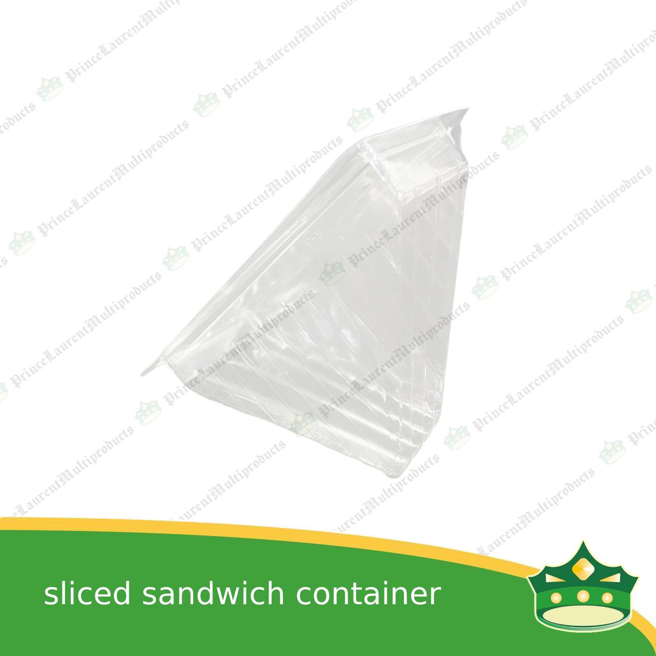 [100 pcs] sandwich container clear OPS clamshell for sliced sandwiches gourmet sandwich