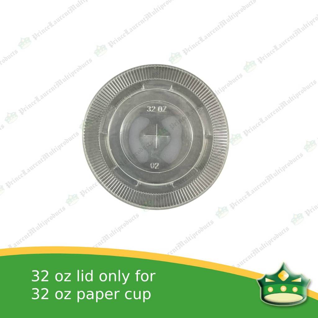 [100 pcs] 32oz cup only or with flat cover or with 390 bowl as combo drink meal