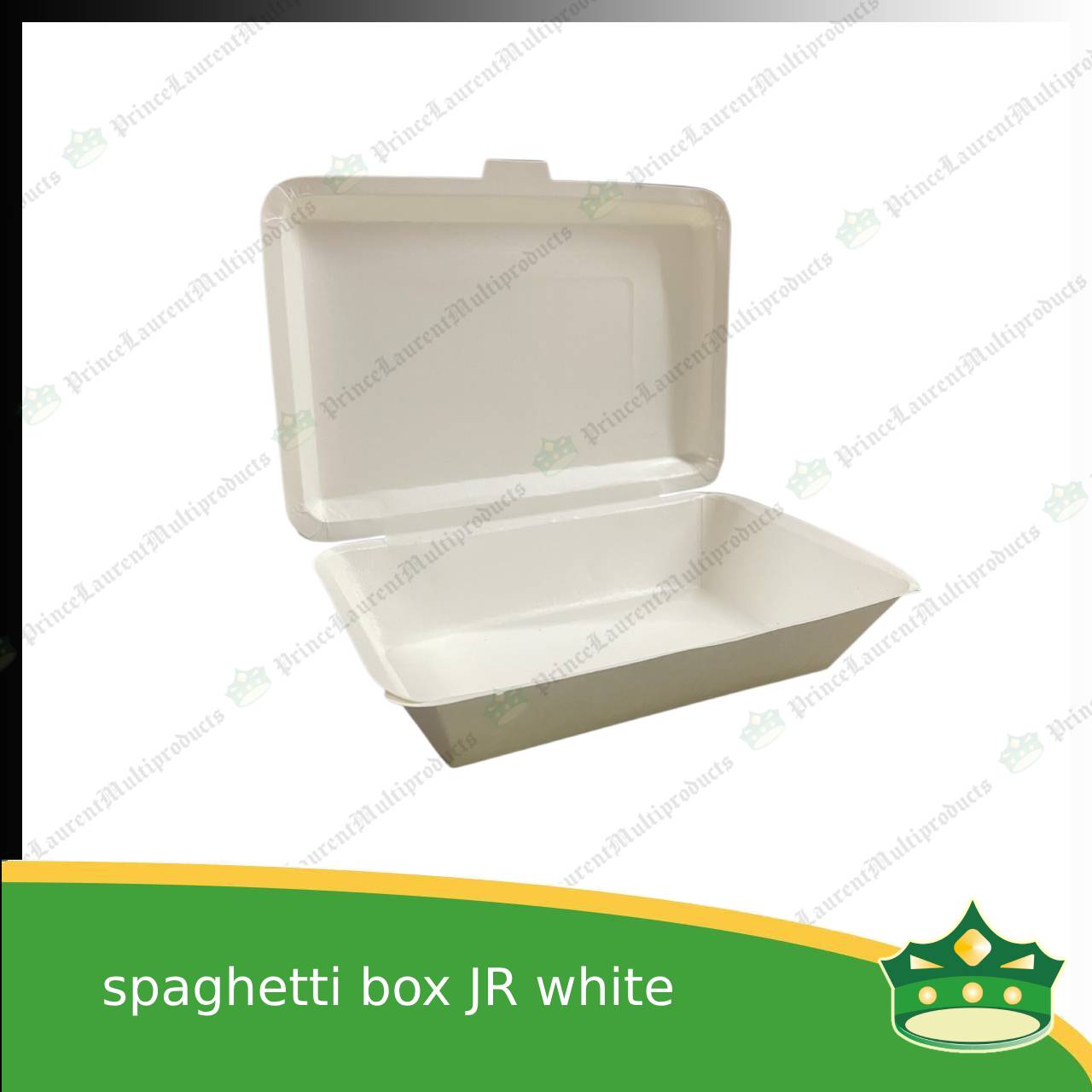 [50 pcs] paper spaghetti box JR WHITE LAMINATED for take-outs and delivery of meals (please read description scroll down below)