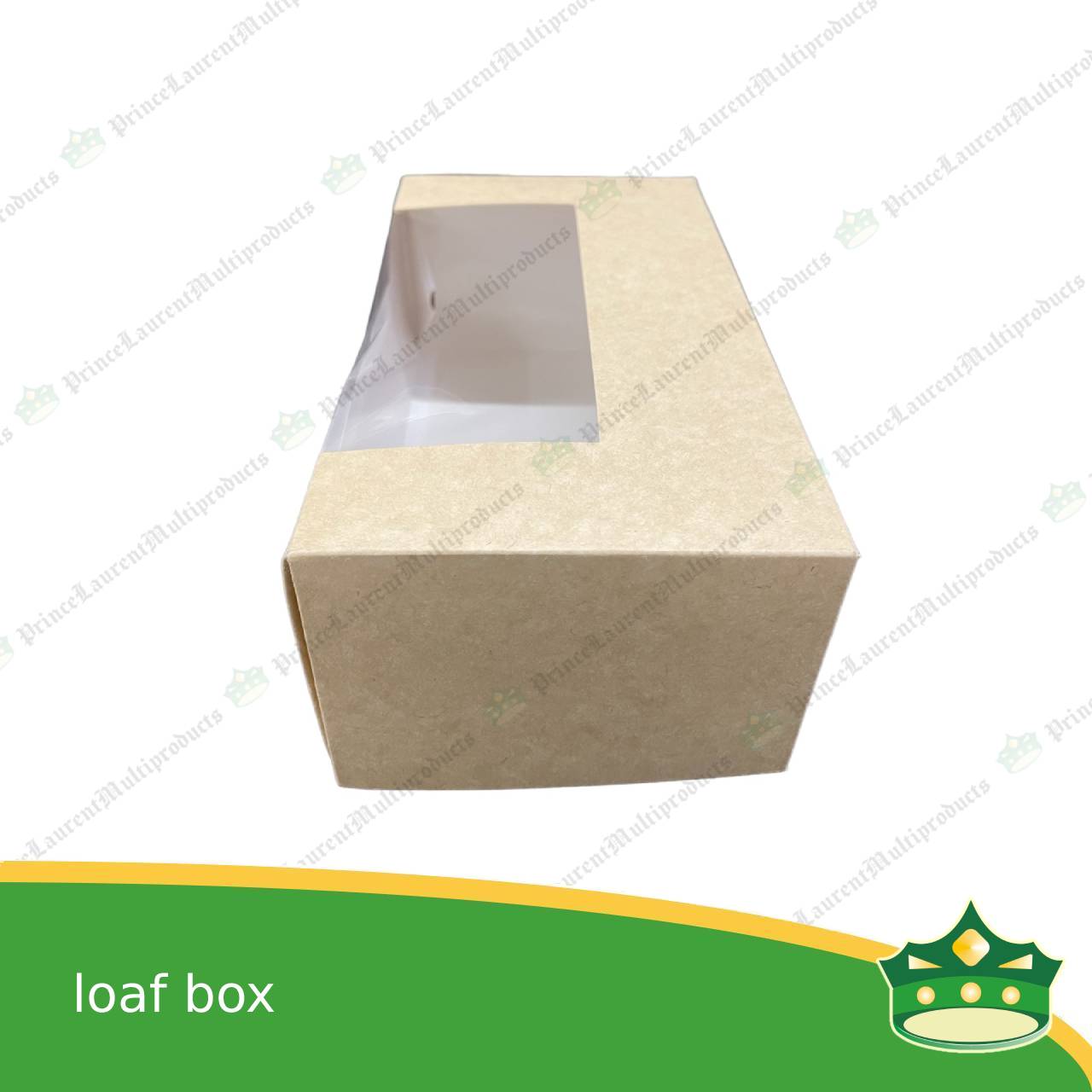 [20 pcs] loaf paper box with window for loaf bread pastry baked product