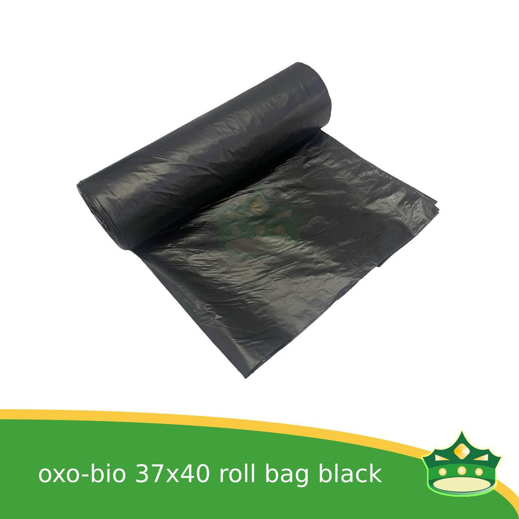 oxo-biodegradable trash bag roll black