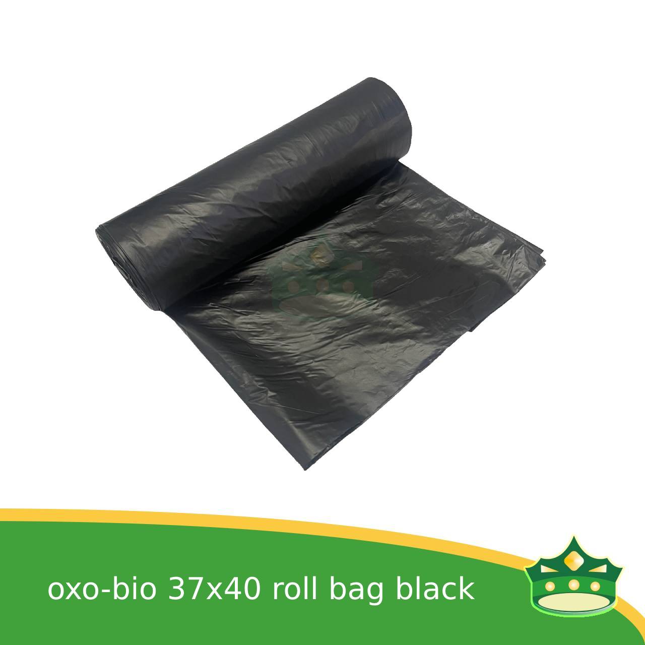 oxo-biodegradable trash bag roll black