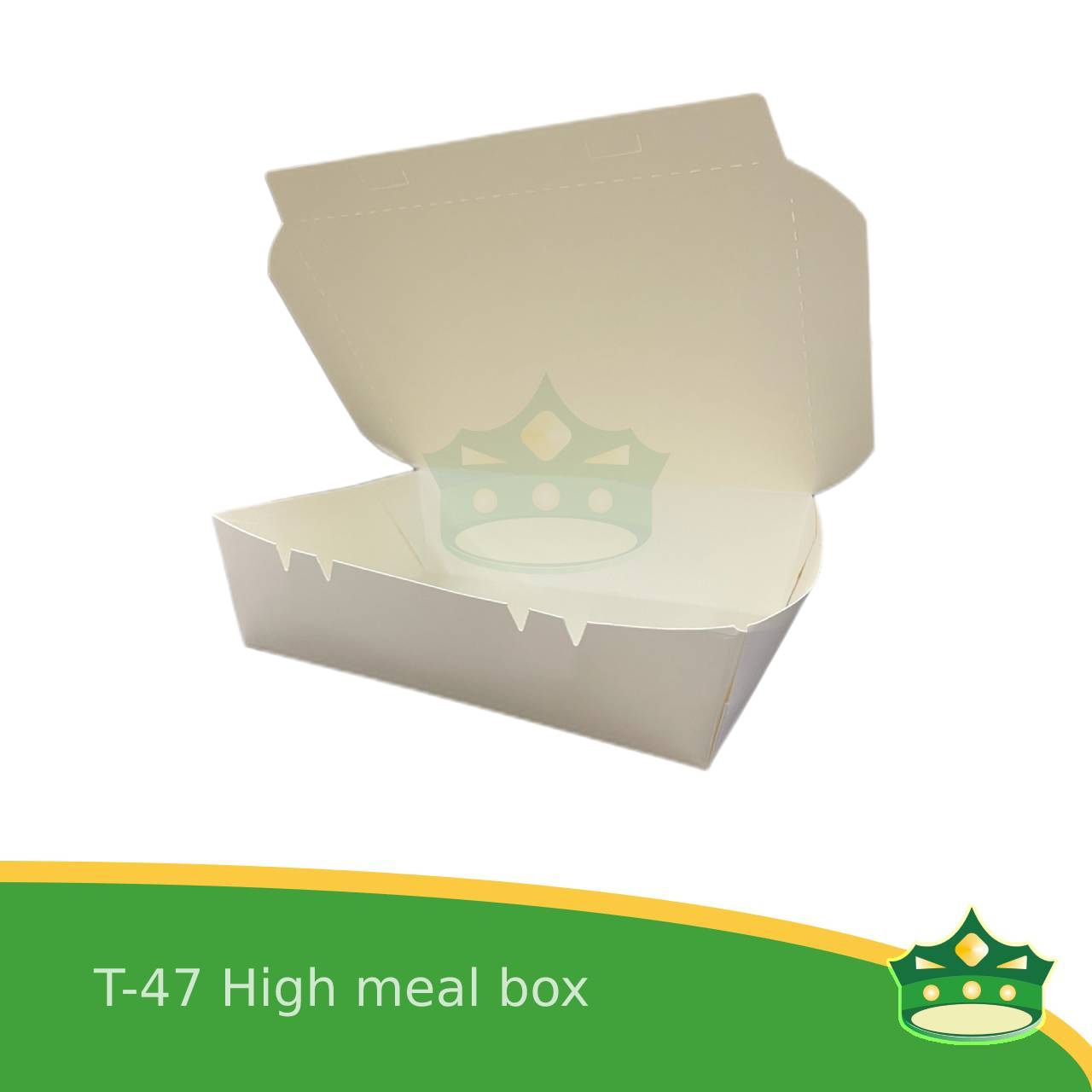 [25 pcs] paper meal box deep white laminated for deeper capacity meals, viands, ulam, rice toppings, pansit, noodles, take-outs, food deliveries, leak-proof, saucy take-outs