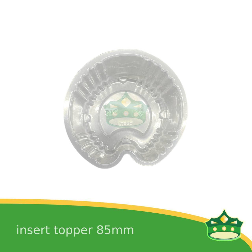 [50 pcs] fries topper cup insert 85mm for French fries holder , dimsum and other food holder on top
