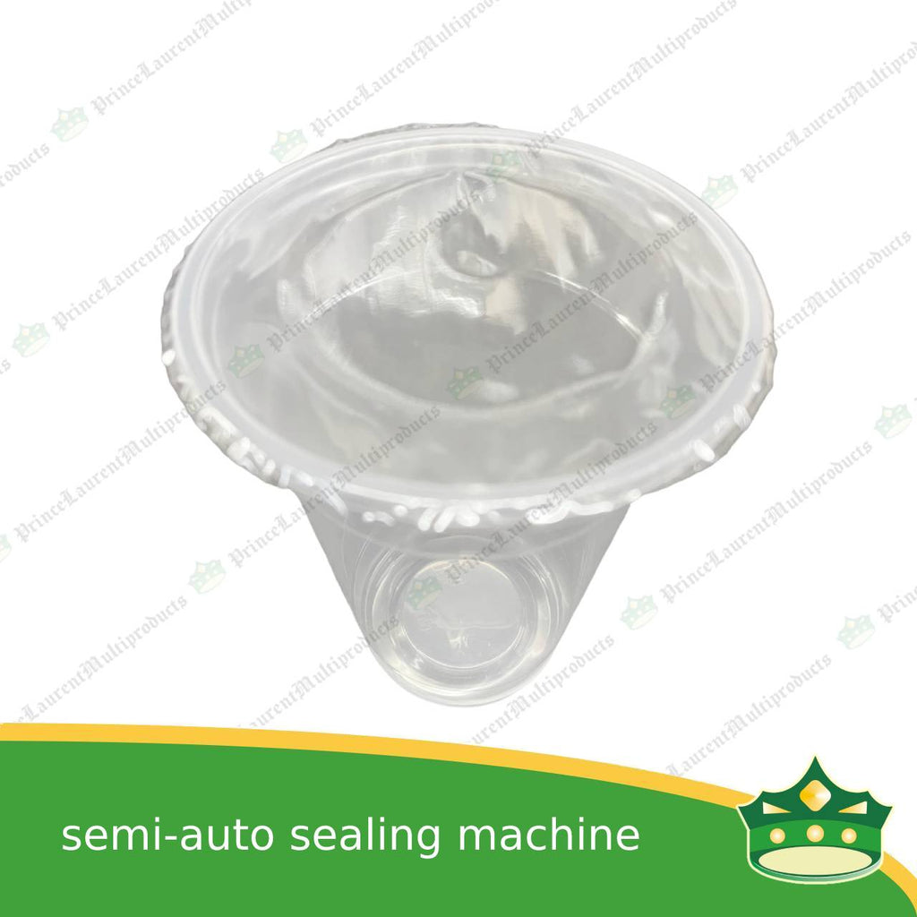 [1 unit] cup sealing machine semi-automatic without counter to seal 95mm mouth diameter cups or containers