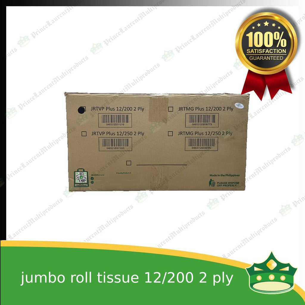 [1 case] jumbo roll tissue white JRT virgin pulp for commercial use