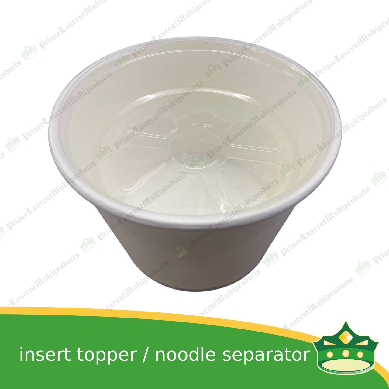 [50 pcs] insert bowl for microwavable bowl and paper bowl, great as ramen or noodle separator