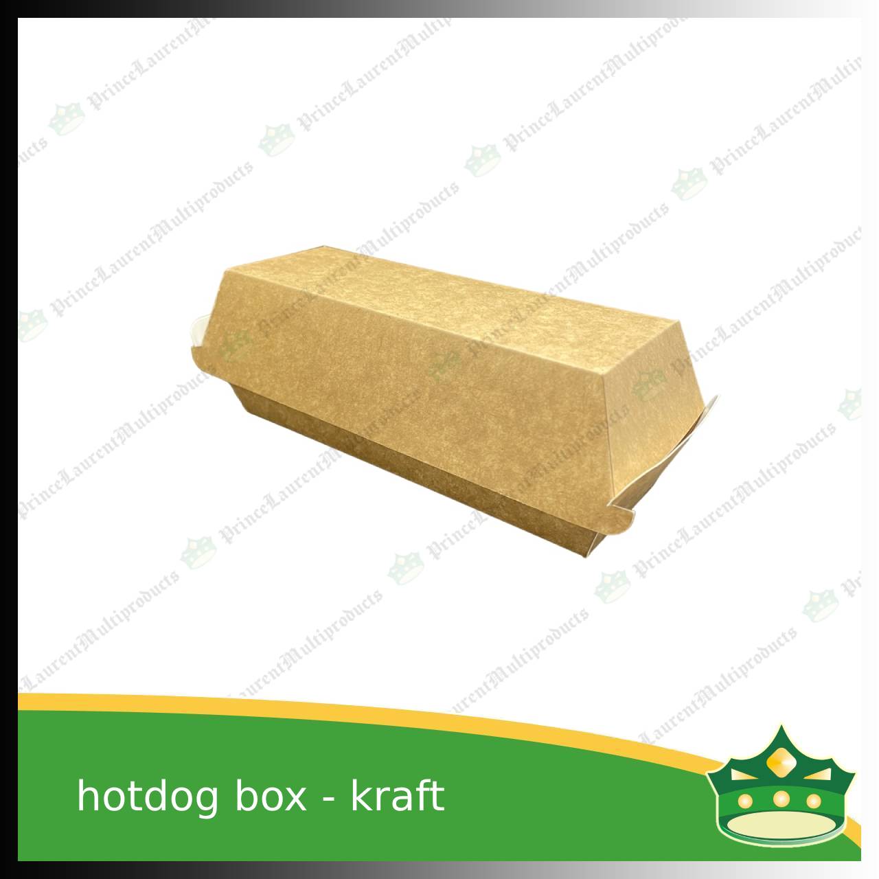 [25 pcs] paper hotdog box white clamshell for take out of hotdogs, sausage, lumpia, siomai