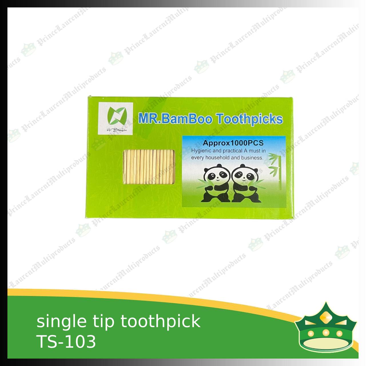 [1000 pcs] bamboo toothpick single tip for hygiene and practicality use in household or restaurant