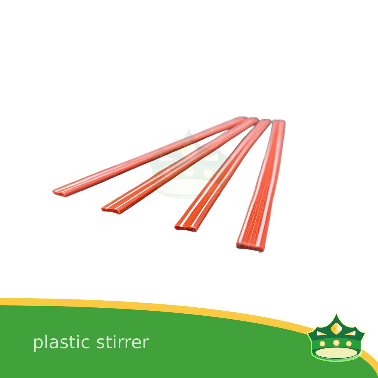 [500 grams] plastic stirrer red for coffee, tea, chocolate  and other hot beverages