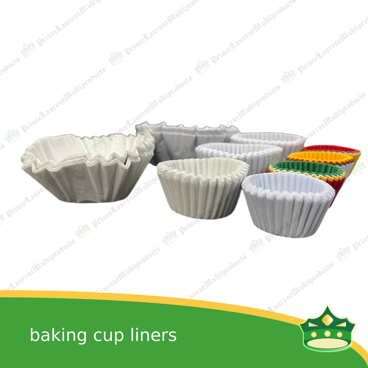 [1 pack] glassine cupcake liner baking cup white or colored for pastries,  tarts, cupcakes, eclairs, fudge bars