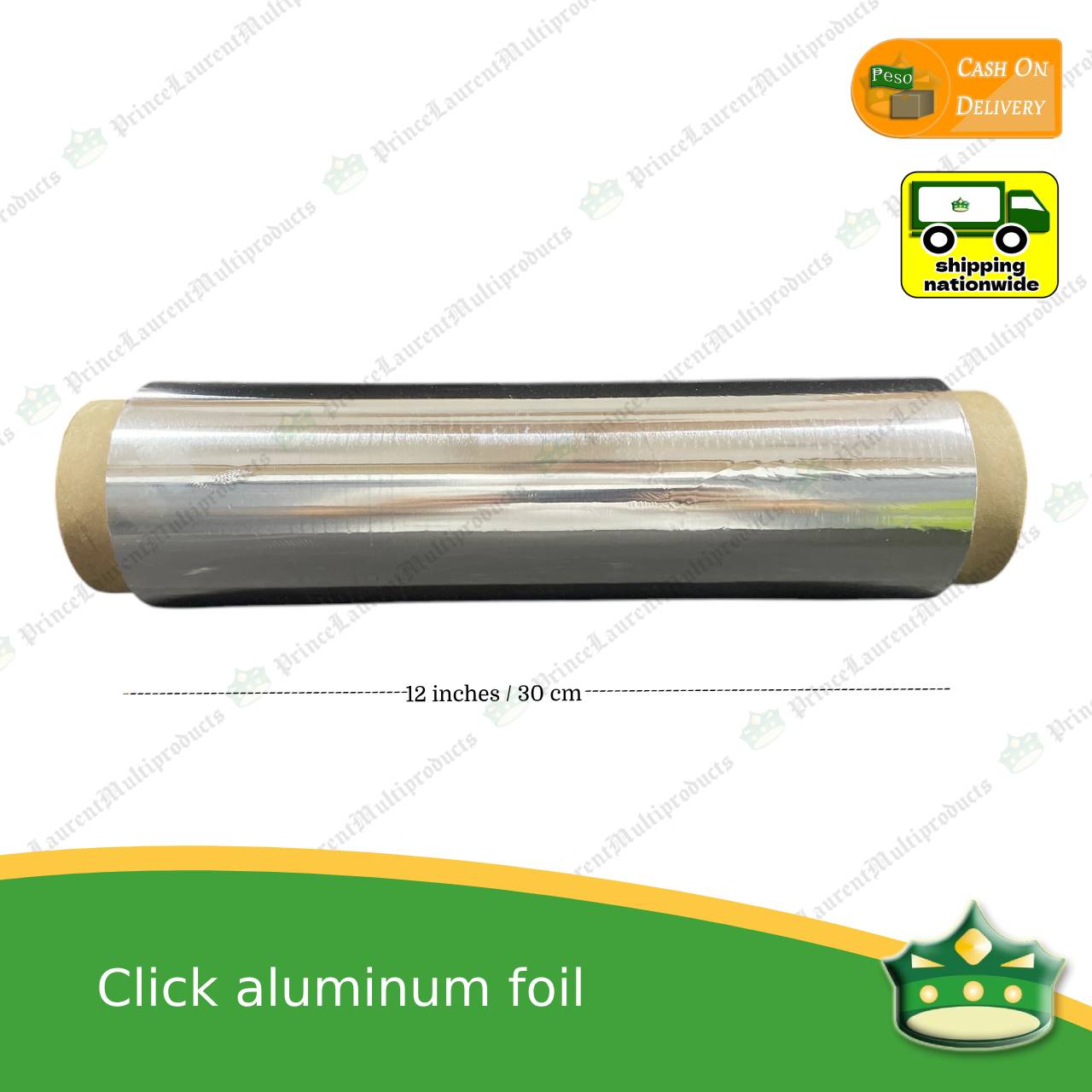 [1.8kg] jumbo aluminum foil extra strength (CLICK brand) for wrapping food, embotido, bangus, inihaw