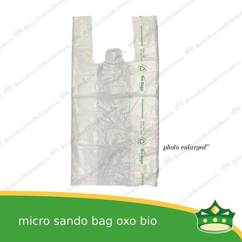 [1000 pcs] sando bag bio bag white micro size (BIO Bags brand)
