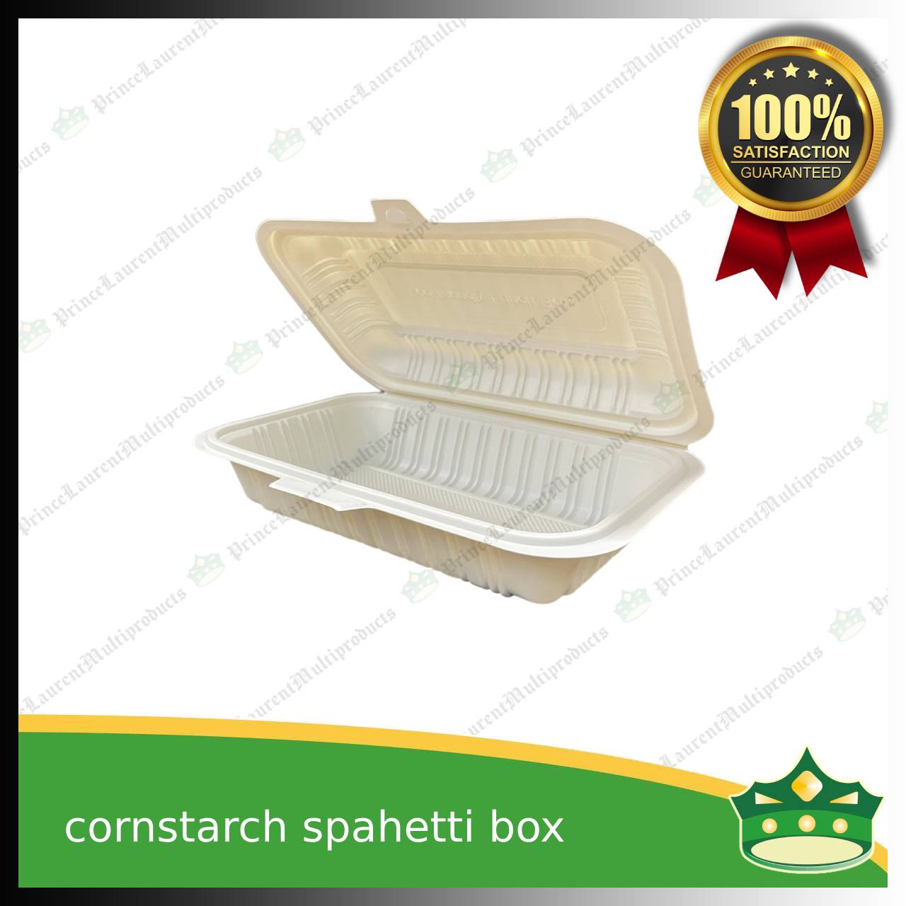 [50 pcs] spaghetti noodle box compostable cornstarch food box biodegradable meal box