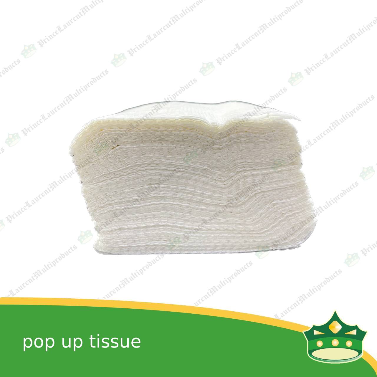 [100 pulls] pop up tissue interleave tissue pure pulp 2-ply for miscellaneous use, wipe, table napkin, table tissue, convenient pull up tissue, mouth wipe