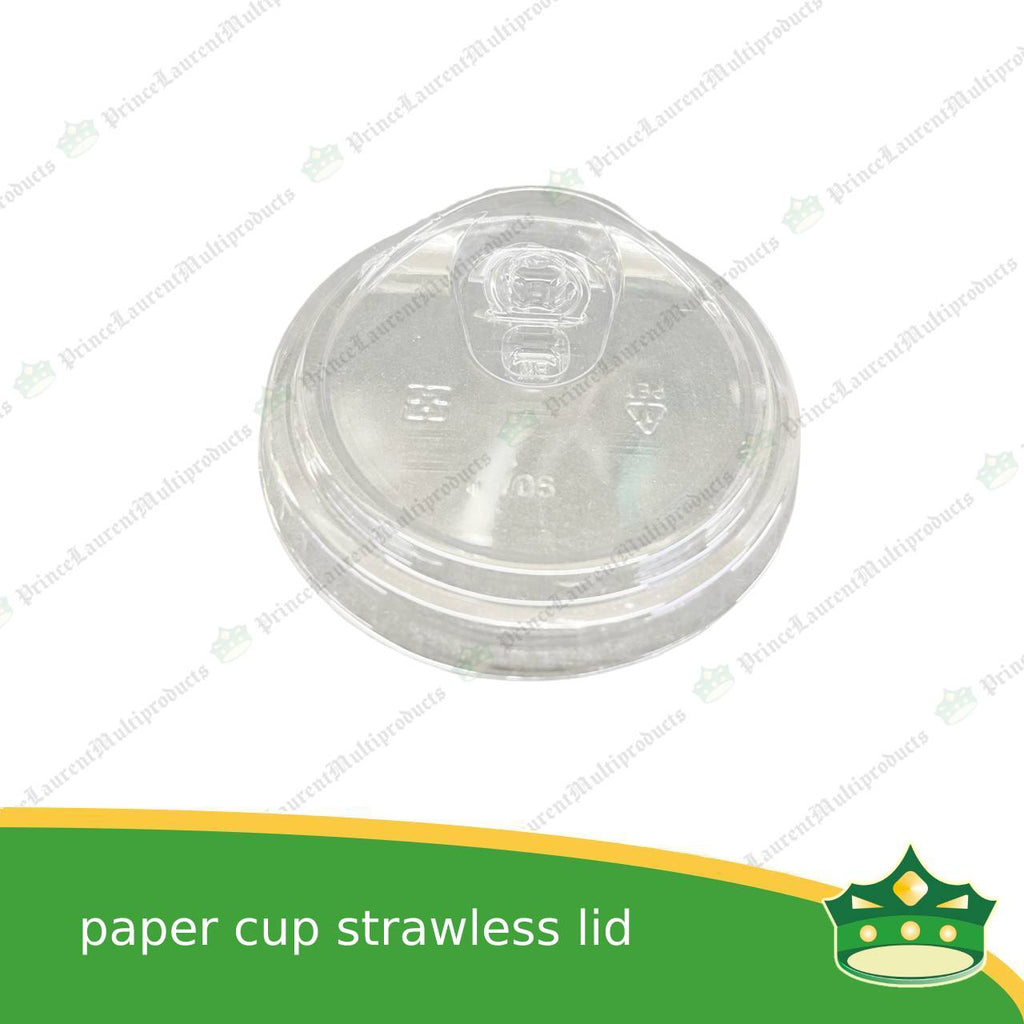 [50 pcs] strawless LID 90mm diameter for paper cups 16oz or 22oz for cold drinks, juice, cold beverages, iced coffee