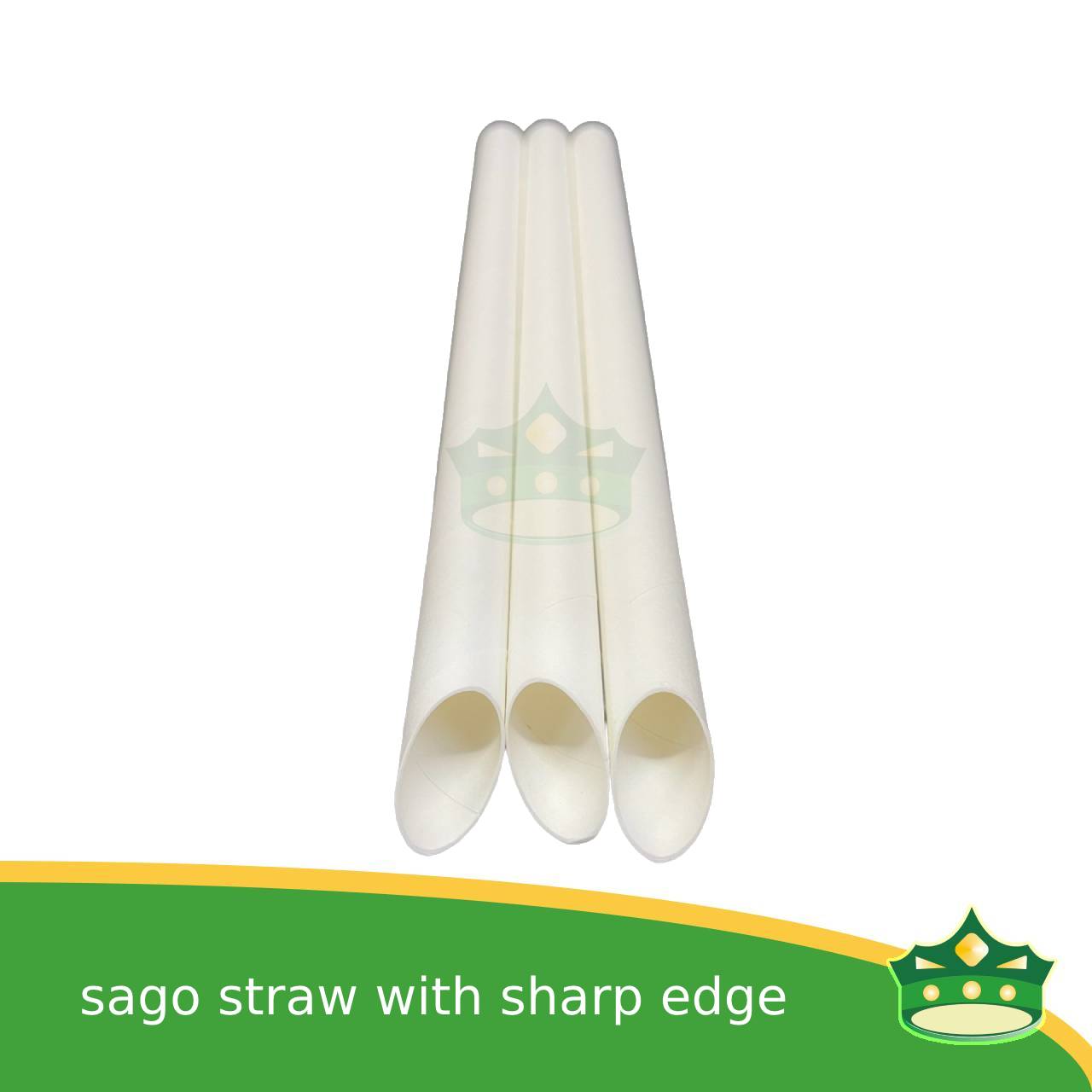 [50 pcs] paper straw boba sago straw 12mm hole with sharp pointed tip with or without wrap for milktea, shakes, boba, cold drinks, juices, milkshakes