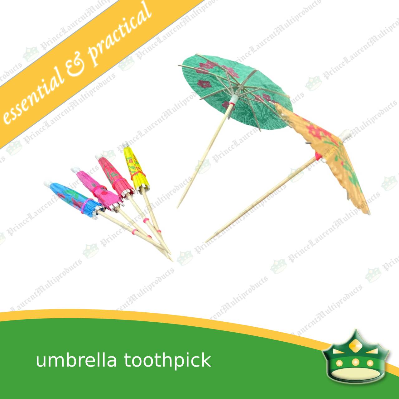 [144 pcs] umbrella toothpick for a good food presentation and aesthetics