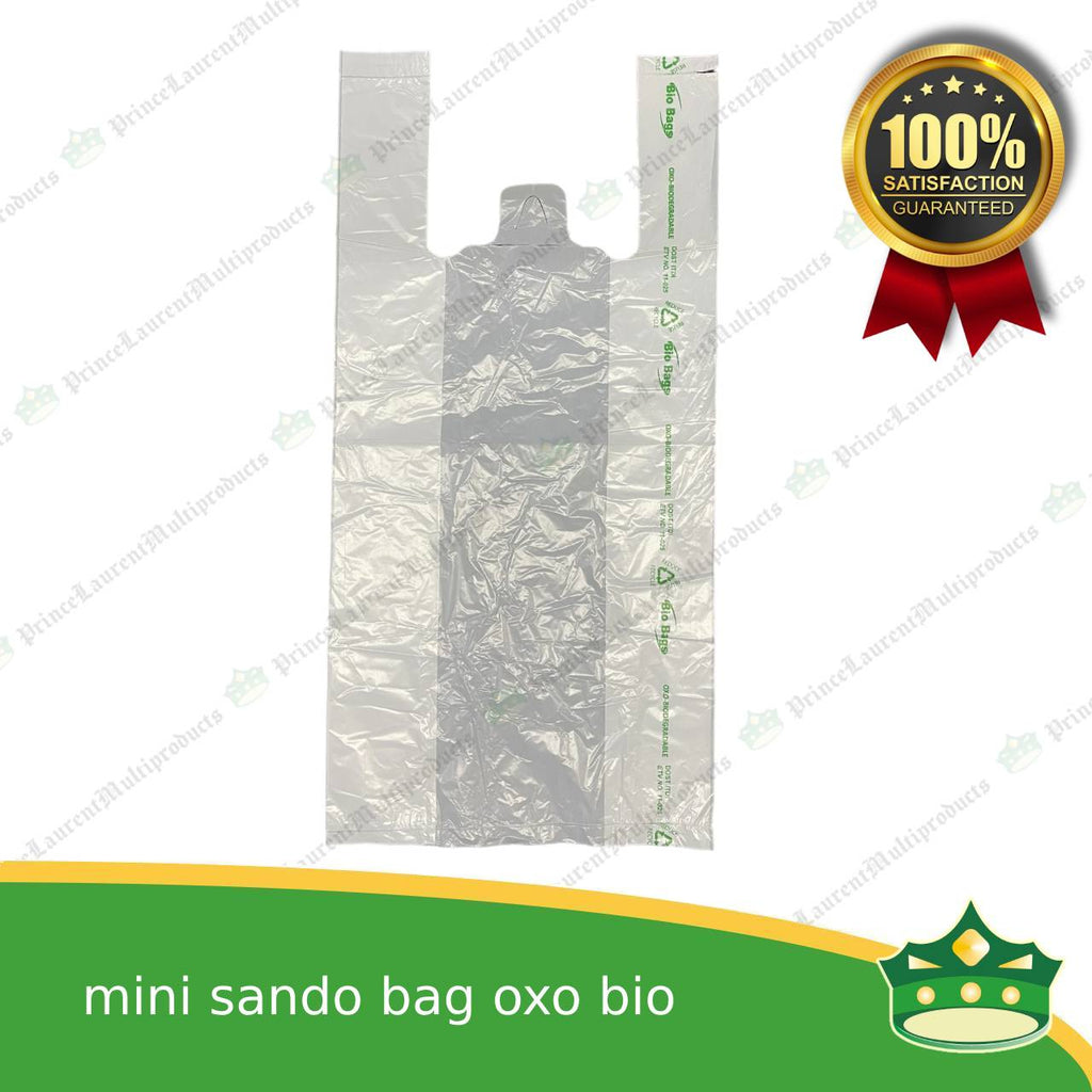 [1000 pcs] sando bag bio bag white mini size (BIO Bags brand)