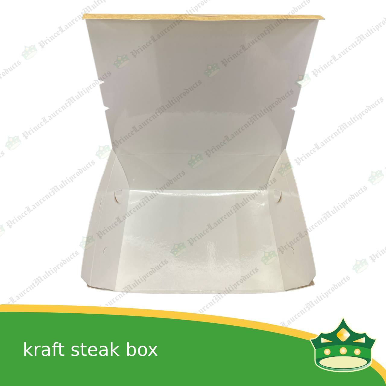 [100 pcs] BIG steak box kraft laminated leak proof for big meals or party boxes, take-out, packed meal, ulam viands, rice toppings, noodles, pansit, merienda