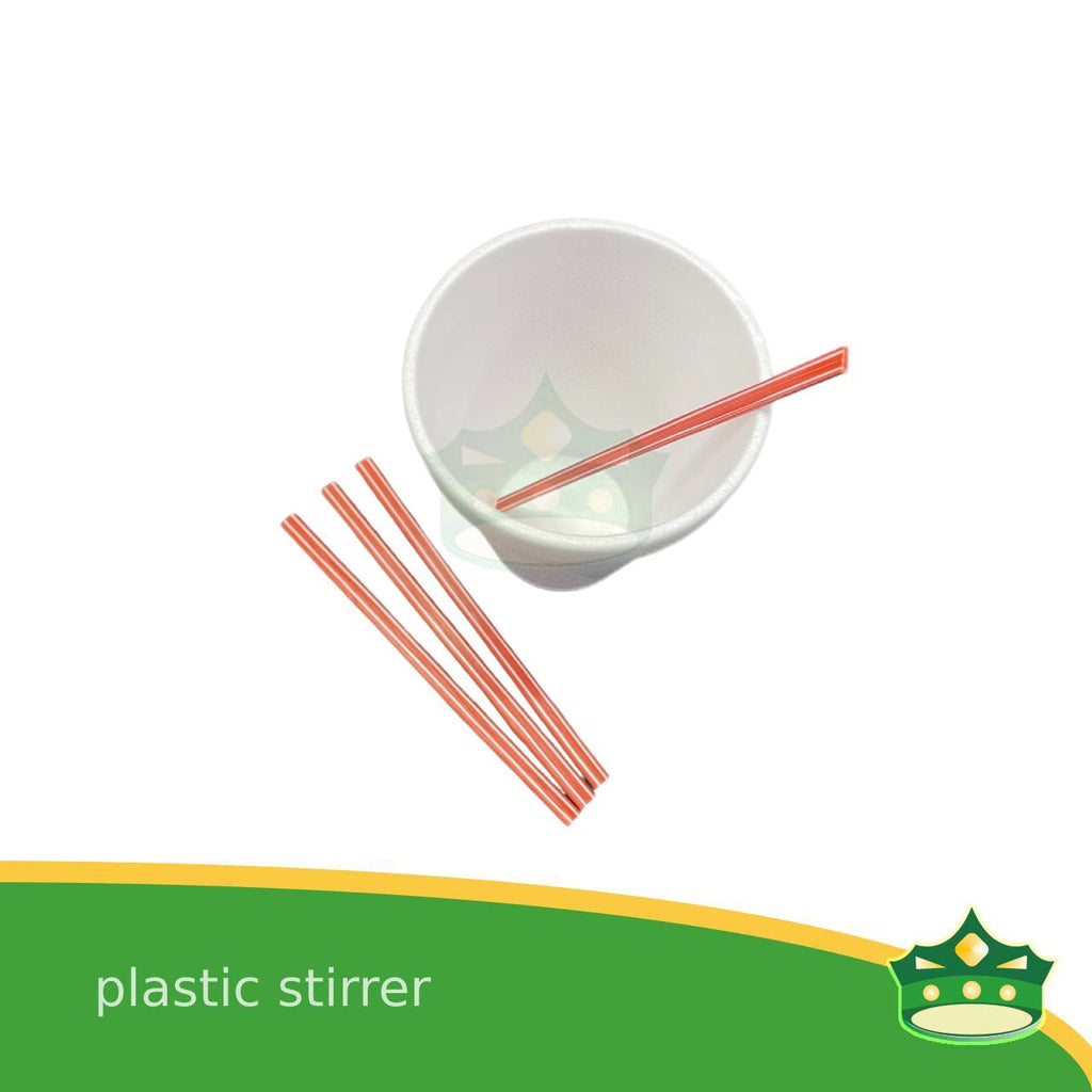 [500 grams] plastic stirrer red for coffee, tea, chocolate  and other hot beverages