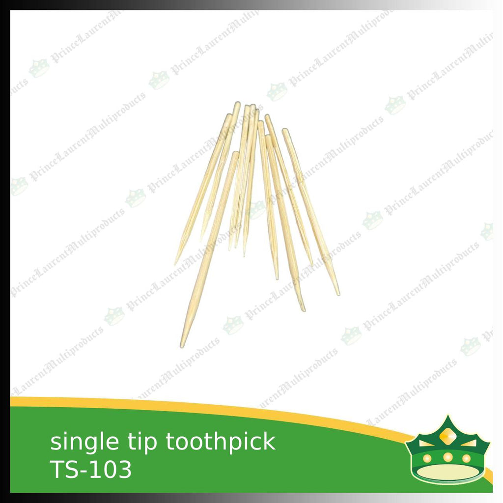 [1000 pcs] bamboo toothpick single tip for hygiene and practicality use in household or restaurant