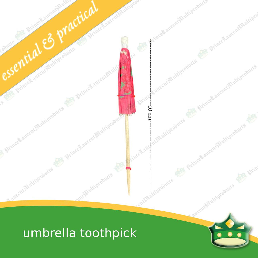 [144 pcs] umbrella toothpick for a good food presentation and aesthetics
