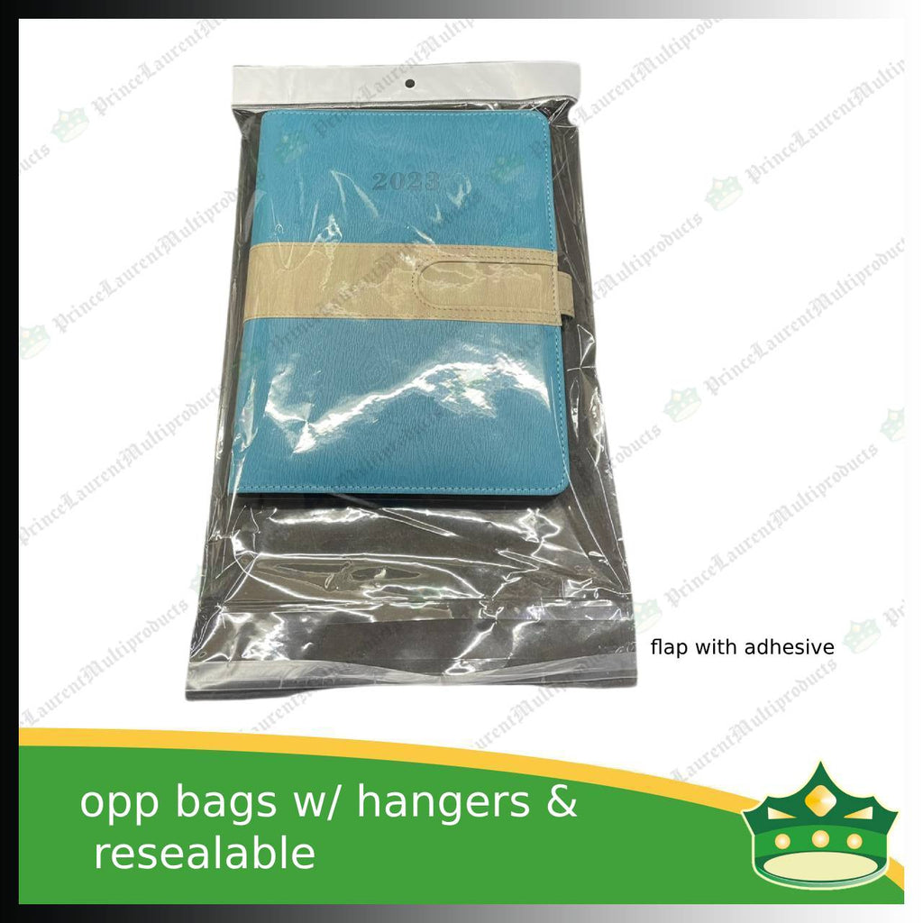 [500 pcs] product display plastic with hanger, opp with ivory head and punch hole (large sizes)
