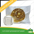 [100 pcs] cut-sized greaseproof paper sheet 50 microns for wrapping food, other products, baking and cooking