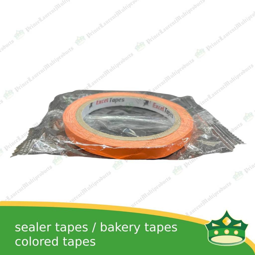 [1 roll] bakery tape or pvc colored tape or sealer tape