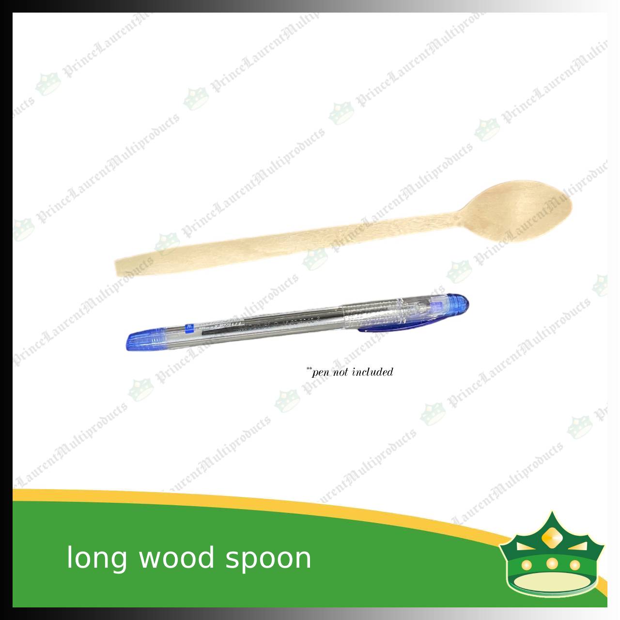 [25 pcs] halo halo wooden spoon long 20cm disposable biodegradable cutleries as spoon for halo-halo