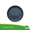 [5 pcs] plastic bilao trays black big size