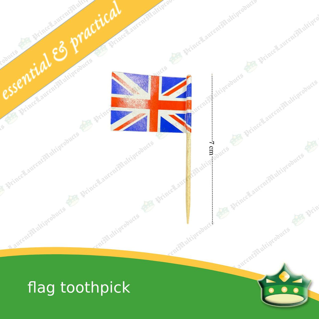 [144 pcs] flag toothpick for a good food presentation and aesthetics on sandwiches, pika pika or snacks