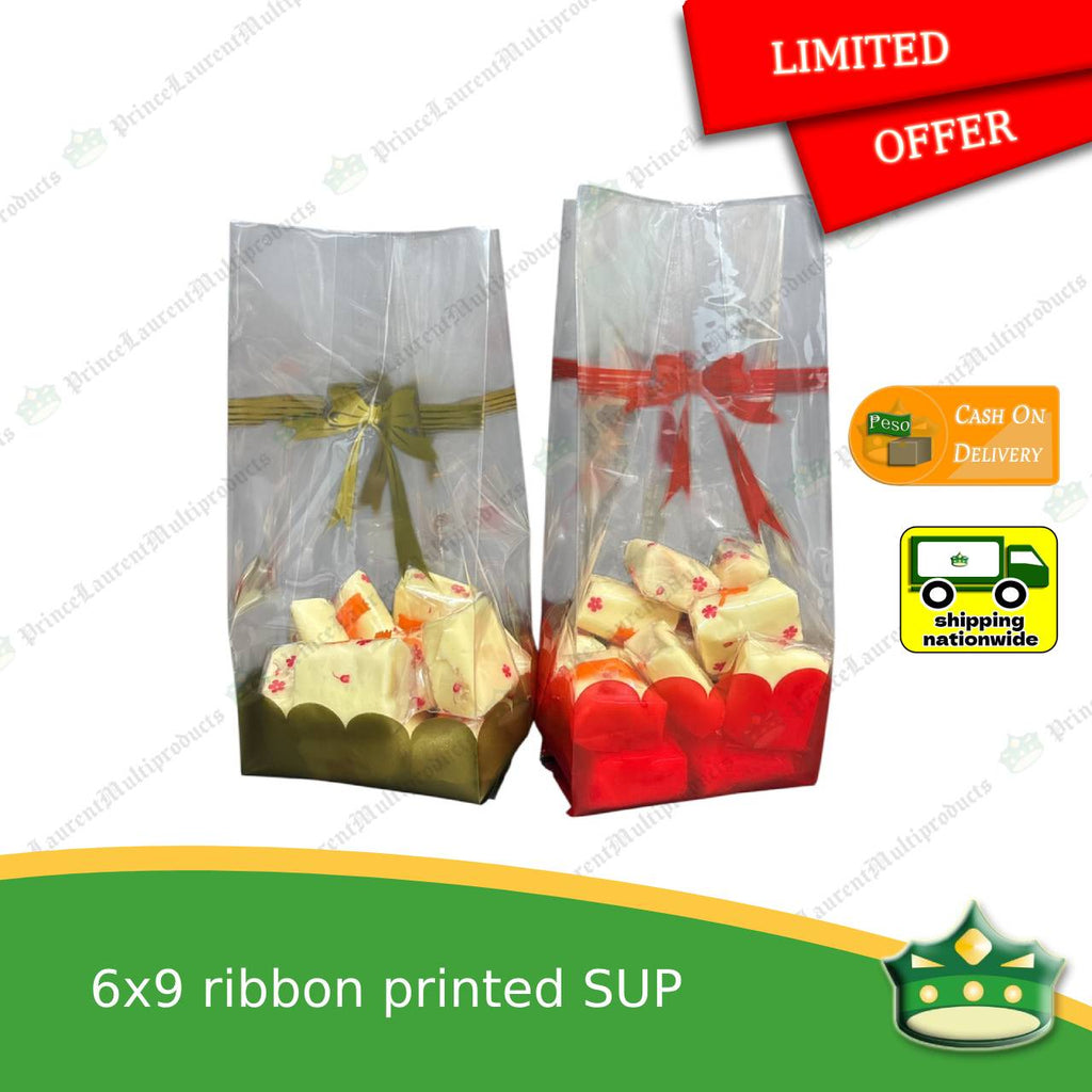 [100 pcs] gift bag or tote bag for cookies, sampalok, baked goodies, yema, pastries bag with print