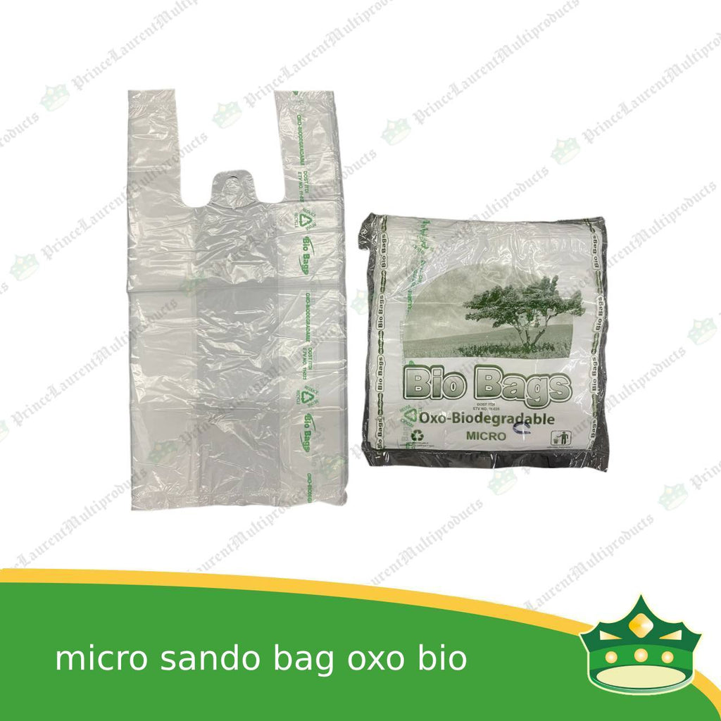 [1000 pcs] sando bag bio bag white micro size (BIO Bags brand)
