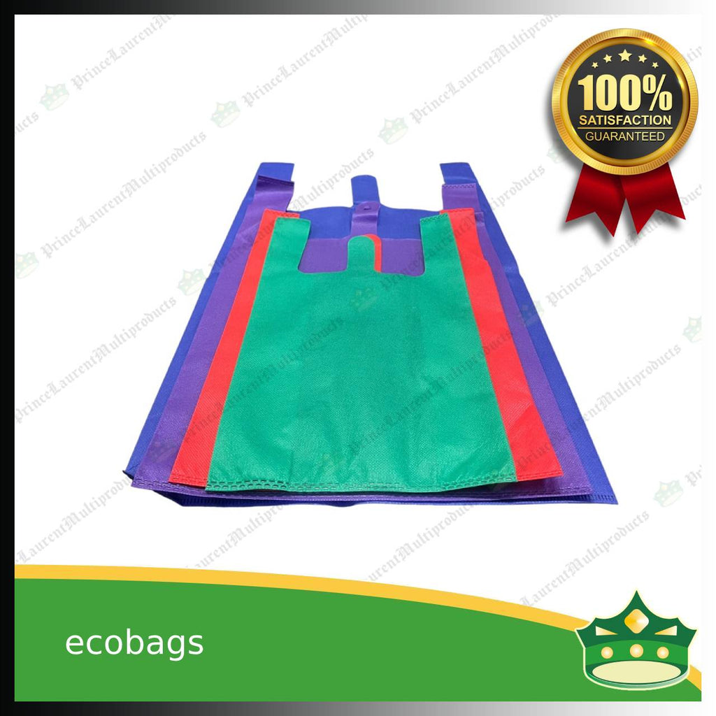 [50 pcs] eco bag ecobag biodegradable sando bag reusable & environment friendly bag