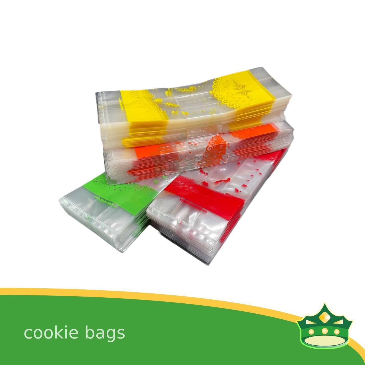[100 pcs] cookie bag, sampalok bag, brownies bag, yema bag, pastries bag, packaging plastic bags with design