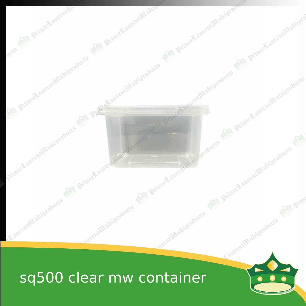 [10 pcs] sq500 square microwavable container for pastries or snacks