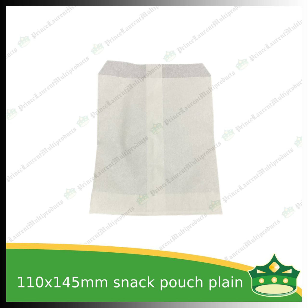 [100 pcs] Greaseproof paper bag with print for cookies, French fries, hotdog, chicken chops, fried squid, hash browns