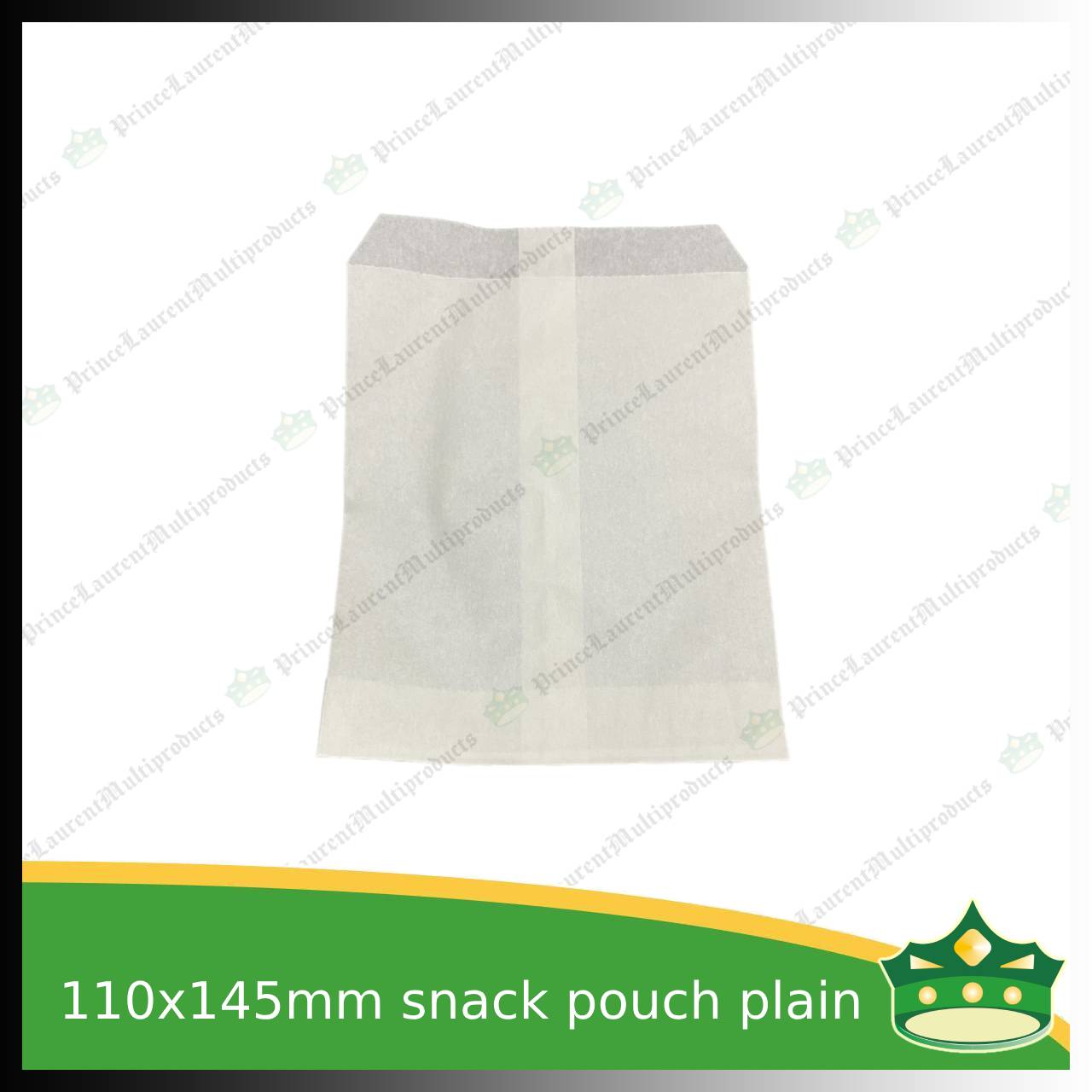 [100 pcs] Greaseproof paper bag with print for cookies, French fries, hotdog, chicken chops, fried squid, hash browns