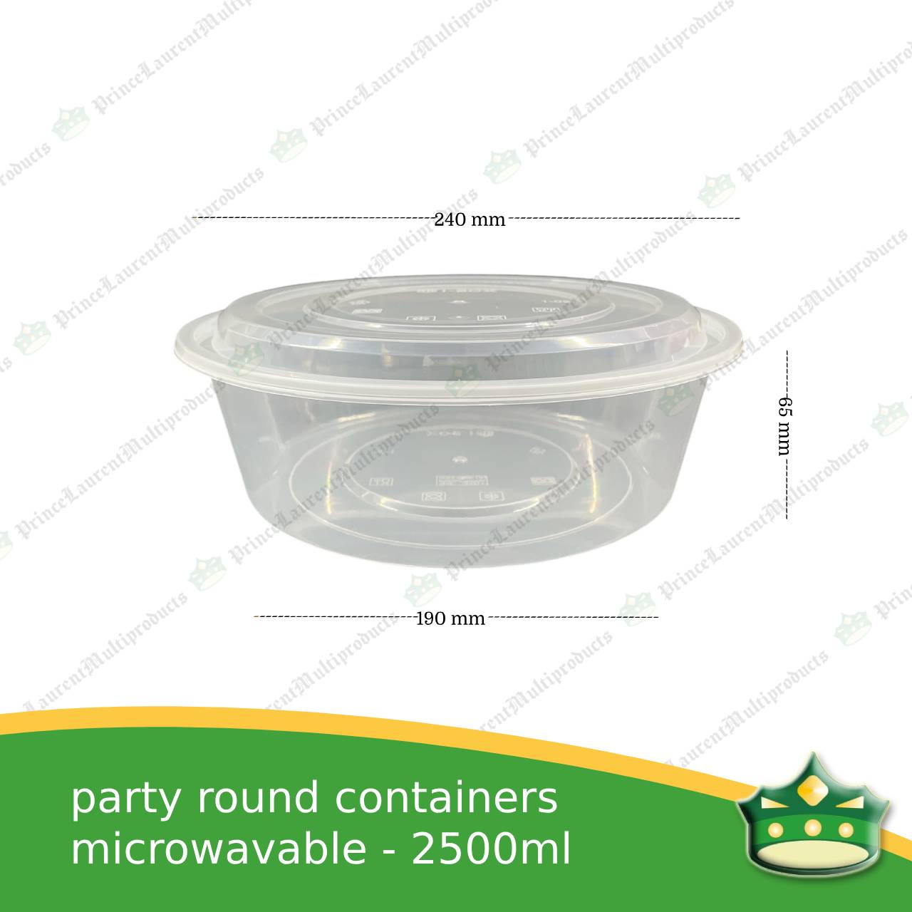 [10 pcs] jumbo party bowl IBOX microwavable bowl container for large food holders / takeout containers -A