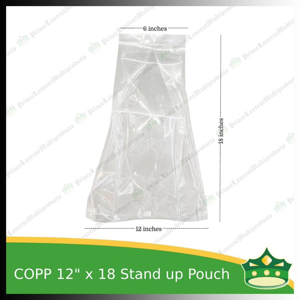[100 pcs] COPP standup pouches 12 x 18 inches for bigger items or repacking of several products