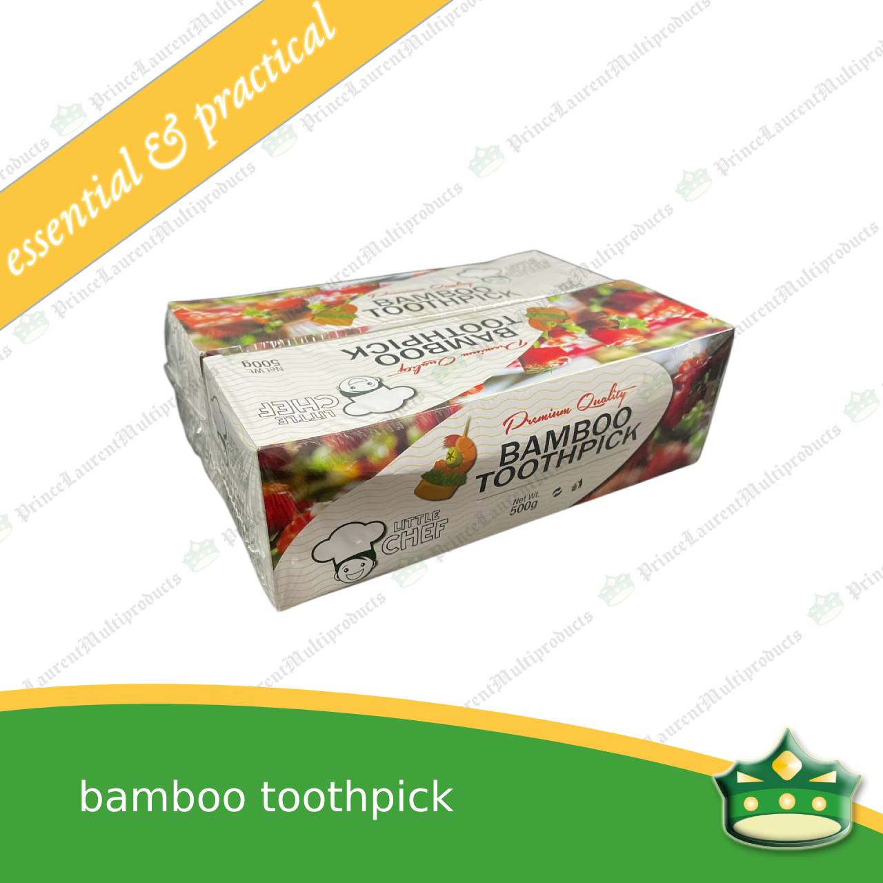 [500 grams] bamboo toothpick for hospitality services or household uses