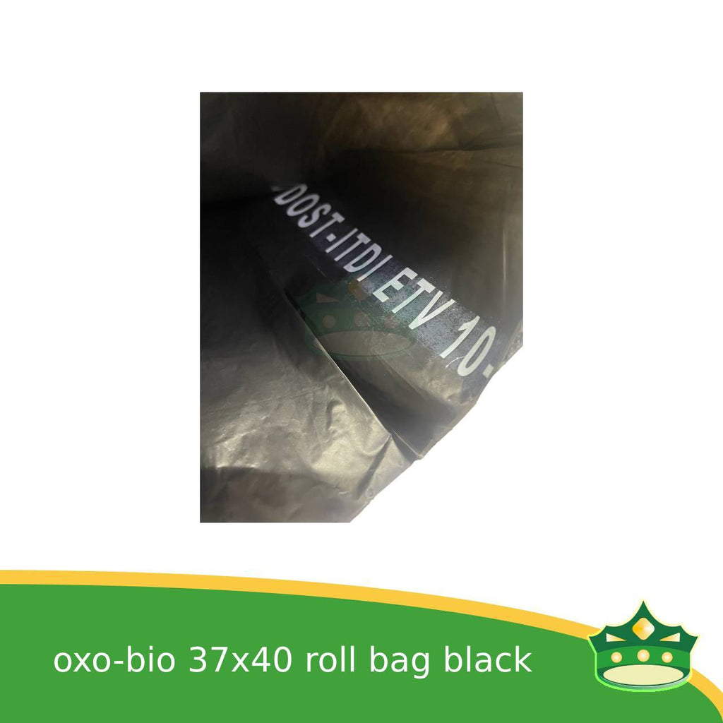 oxo-biodegradable trash bag roll black