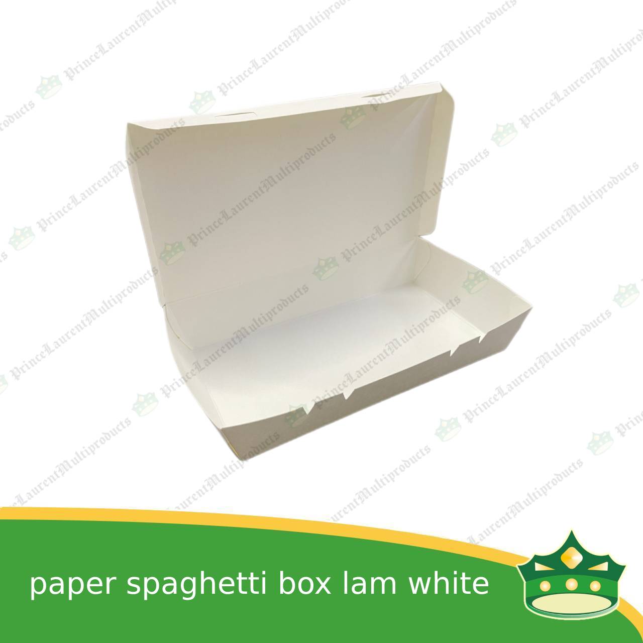 [600 pcs] paper spaghetti box laminated white for take-out take home away meal pack for spahetti noodes merienda ulam rice toppings