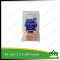 [100 pcs] Zip-It resealable plastic bag self locking plastic bag (small sizes)