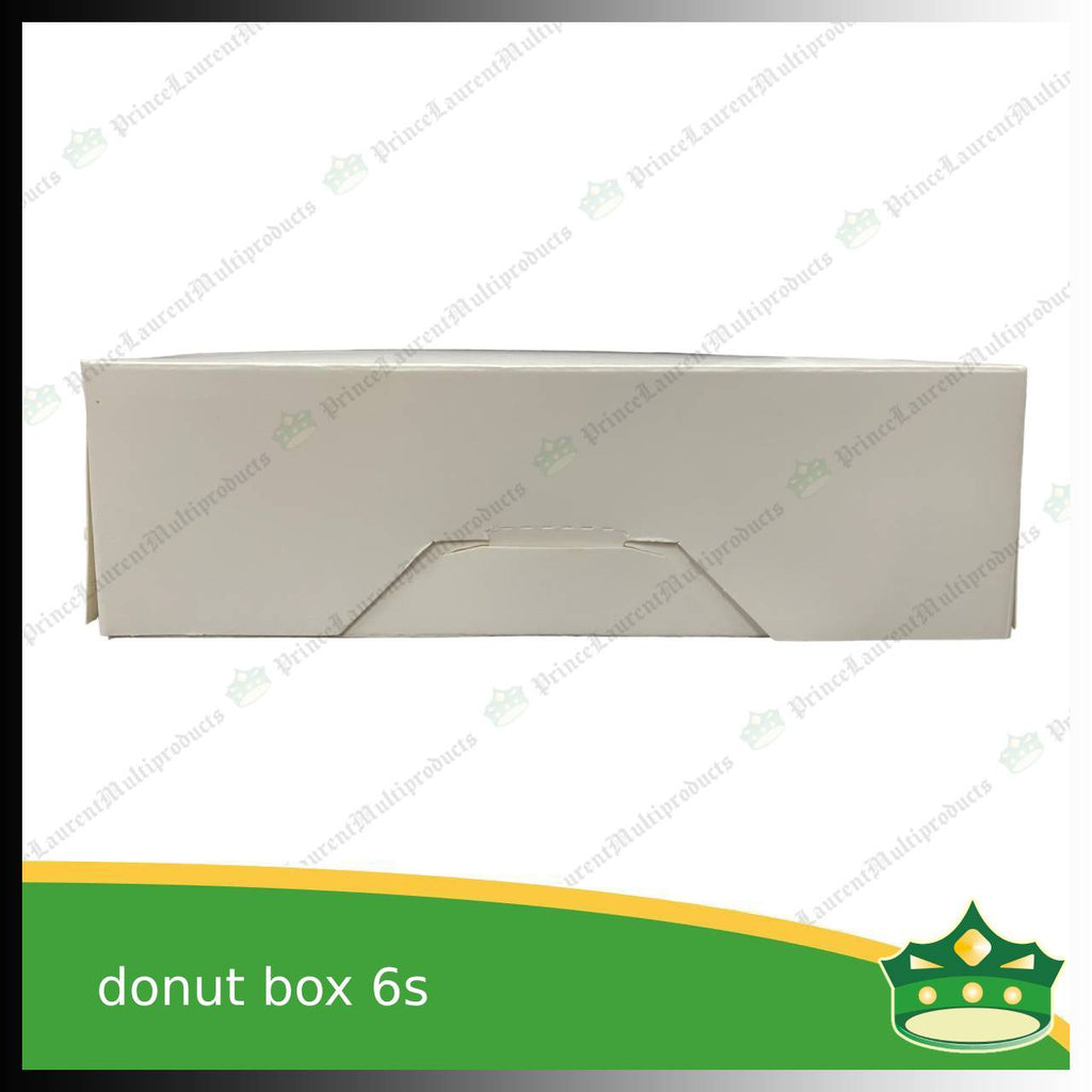[25 pcs] donut box for 6 pieces donuts