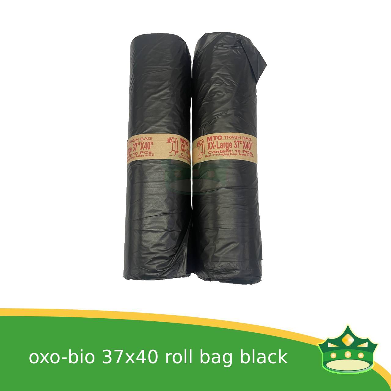 oxo-biodegradable trash bag roll black